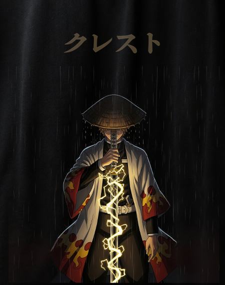 Shadow Ronin Lightning Tee – Crest Edition